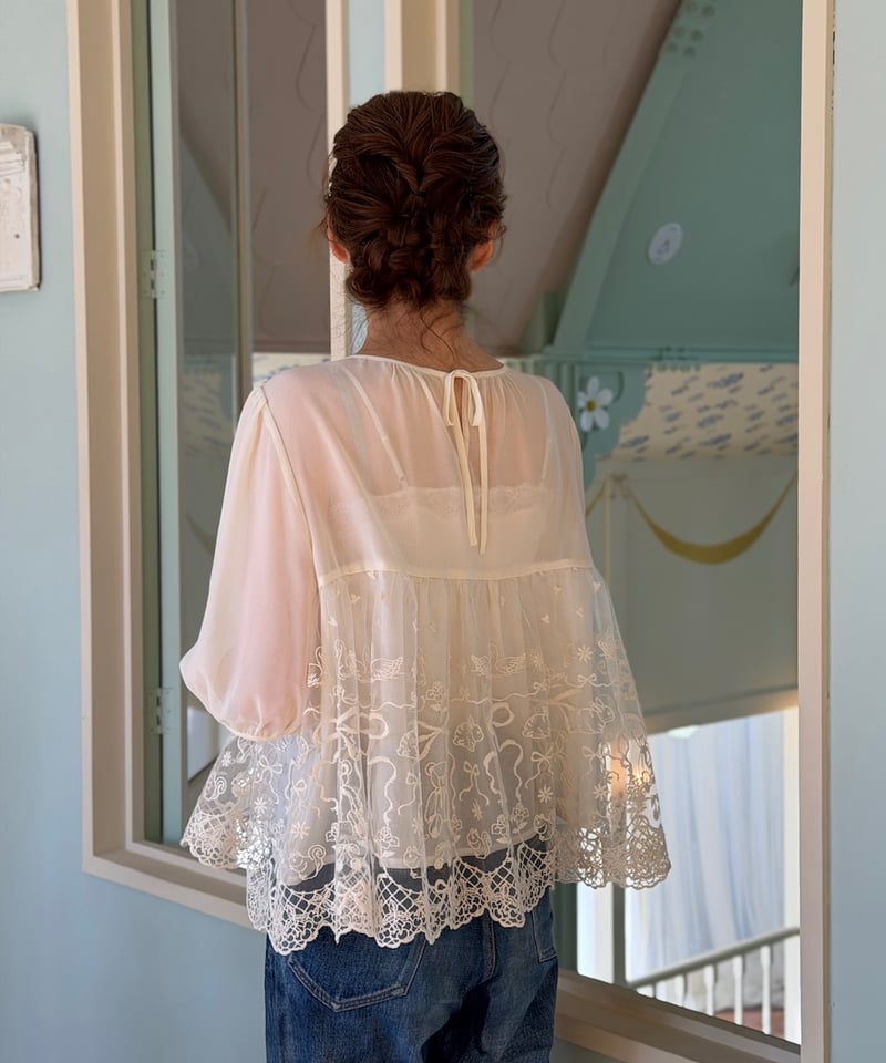 受注・3L】シュシュブラウス(2色展開) | yukiemon