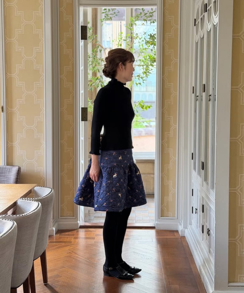 受注【M】草原のライオンキルトスカート | yukiemon