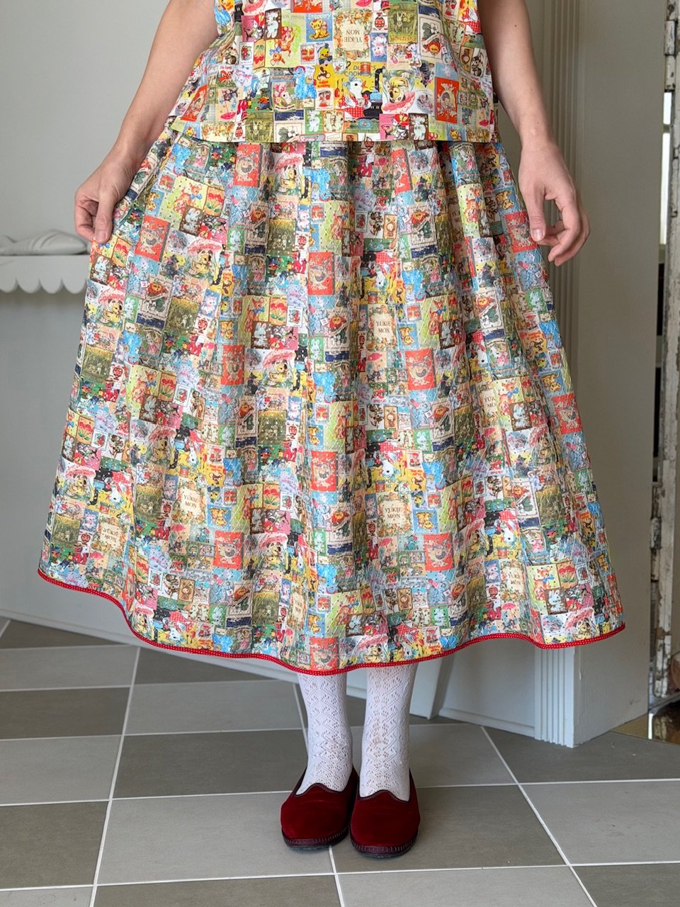 受注・3L】アンティークボードスカート | yukiemon