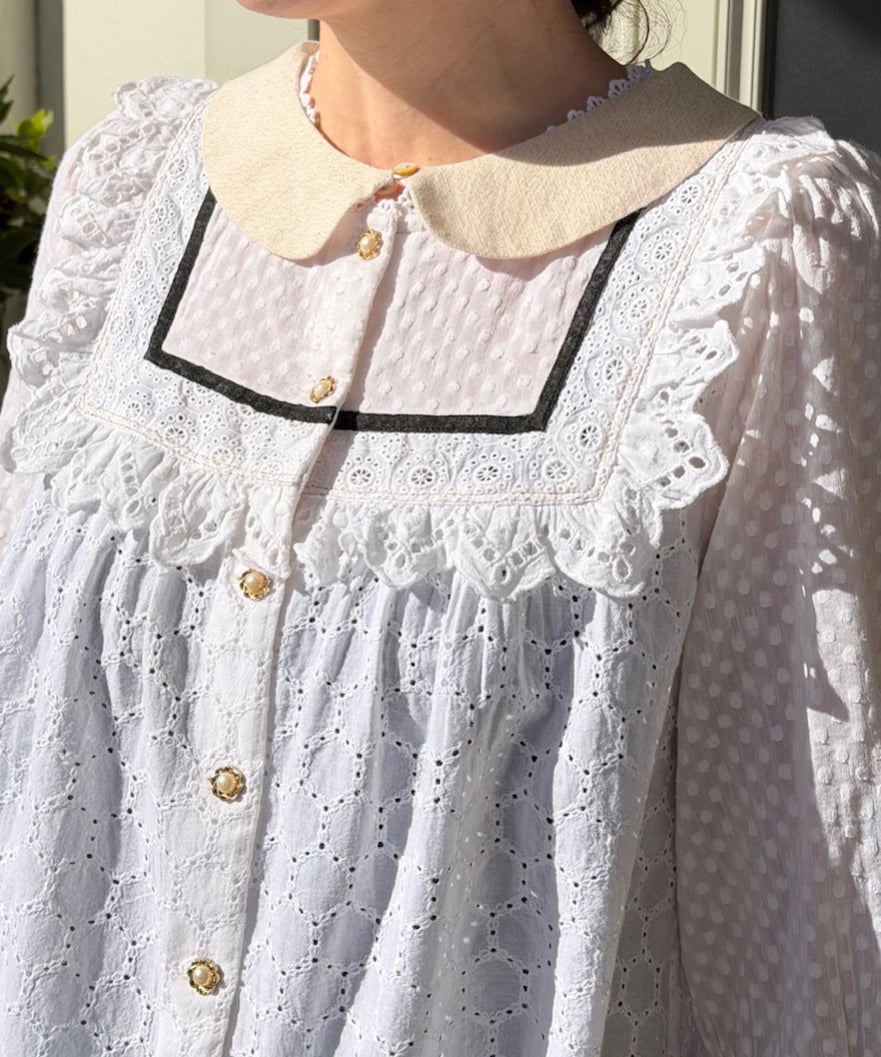 数量限定受注・3L】honeyブラウス | yukiemon