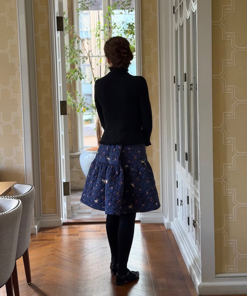 受注【M】草原のライオンキルトスカート | yukiemon