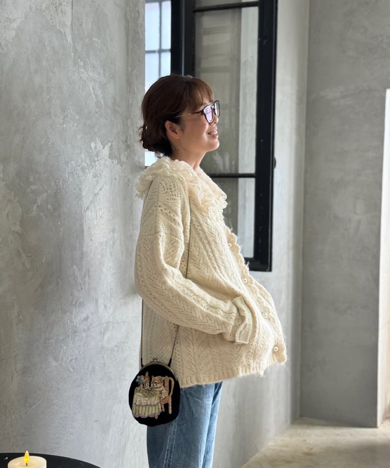 yukiemon シャンデリアカーディガン　3L yukiemon シャンデリアカーディガン 3L 【公式通販】