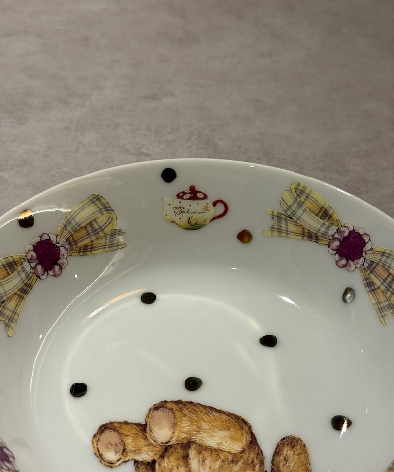 ⚠️最終額　新品未使用　yukiemon ぺたぺたシリーズ　大皿 ぺたぺた陶器・深皿小 | yukiemon