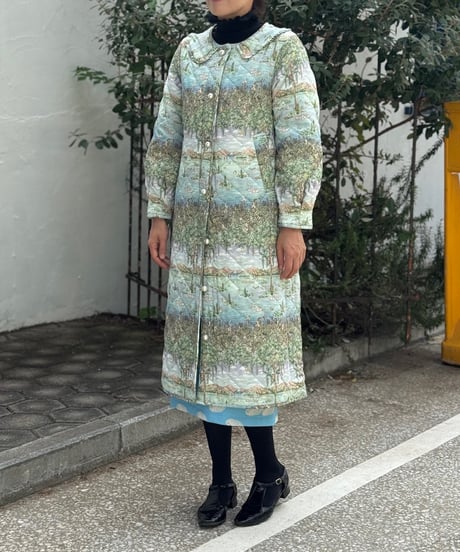 yukiemon テキスタイルミドルスカート ぬいぬい ブラック 3L 新品】yukiemon ユキエモン 6th 丈長スカート ぬいぬい（3L