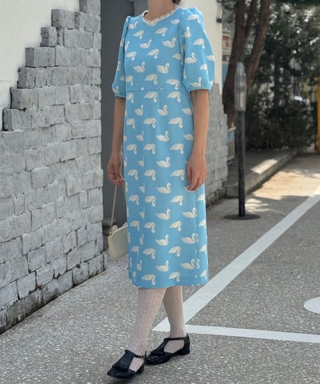 【新品・タグ付き】yukiemon キャンプファイヤージャガードワンピース　M 未使用品タグ付き)yukiemon ユキエモンMキャンプファイヤー