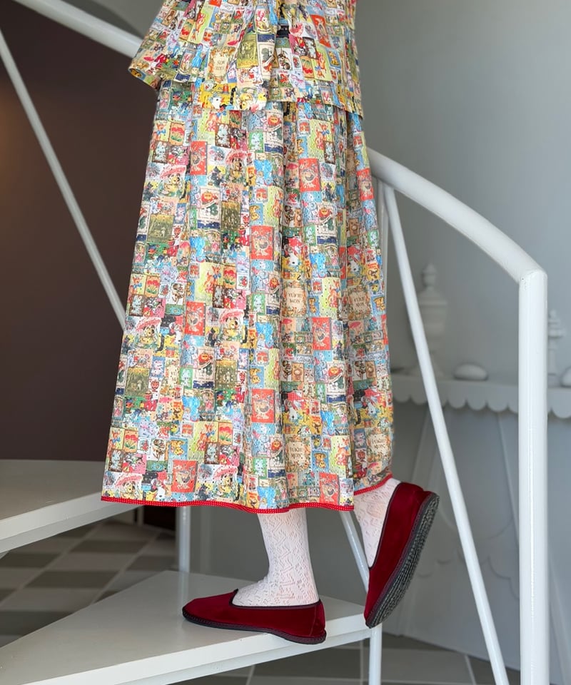 受注・3L】アンティークボードスカート | yukiemon