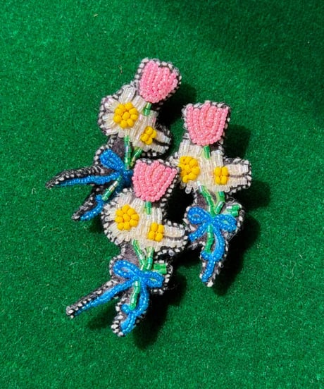 【現物】おこのみブローチ(お花)