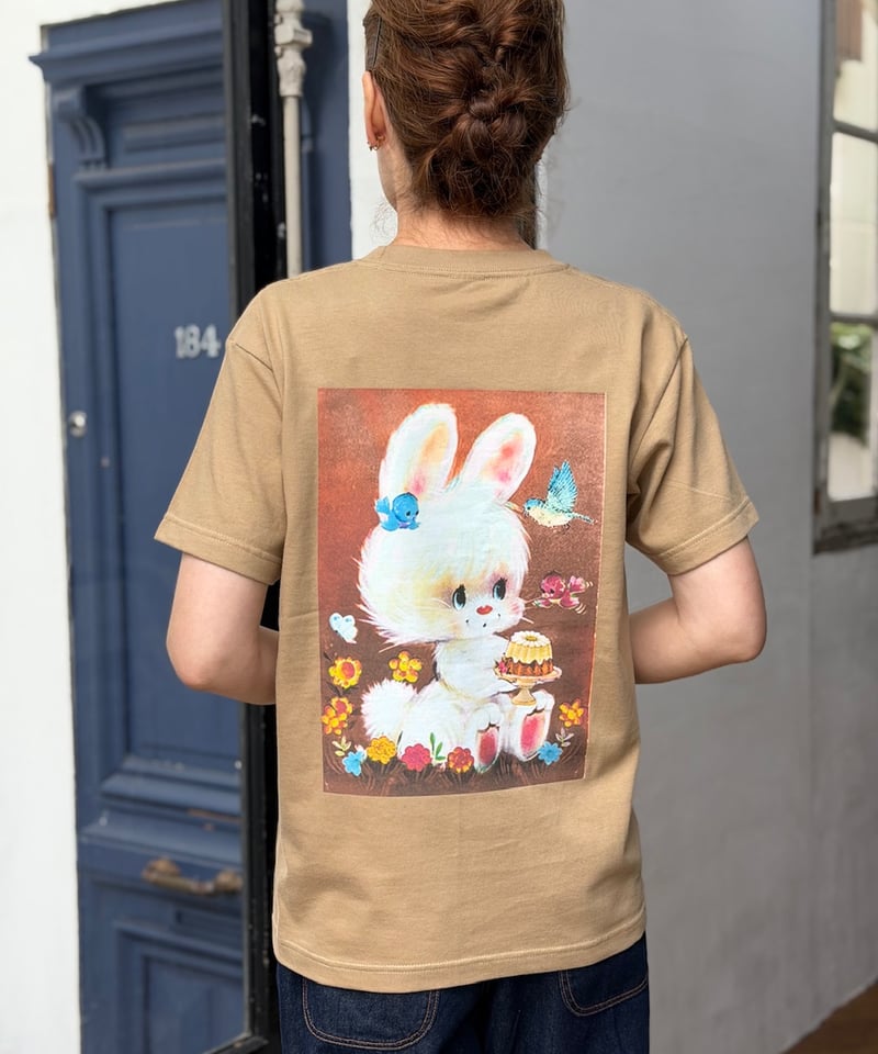 受注・M/3L/XL】ペタペタプレーンTシャツ ・ bunny | yukiemon