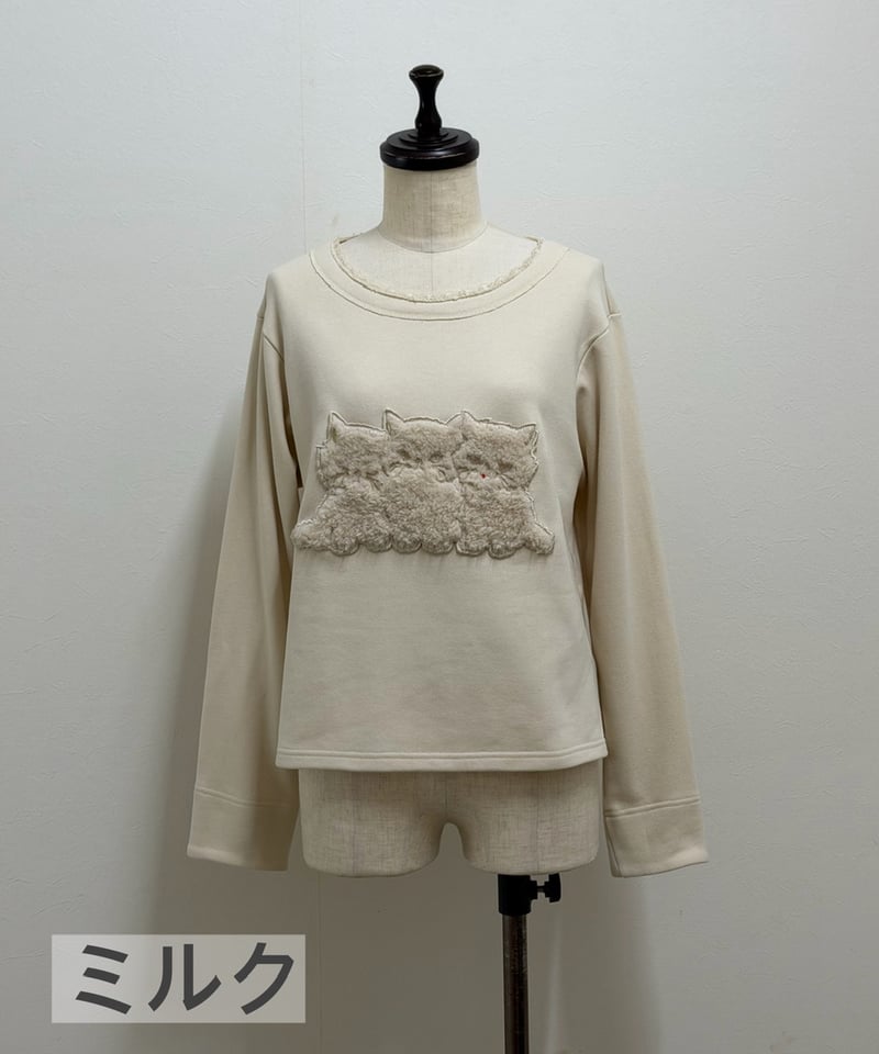 yukiemon スワンテイルワンピース　白3L 受注【3L】kitty one-piece | yukiemon