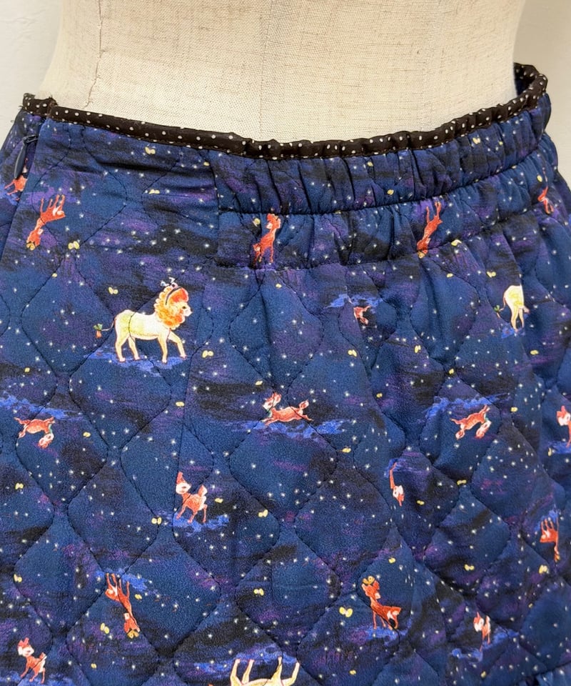 受注【M】草原のライオンキルトスカート | yukiemon