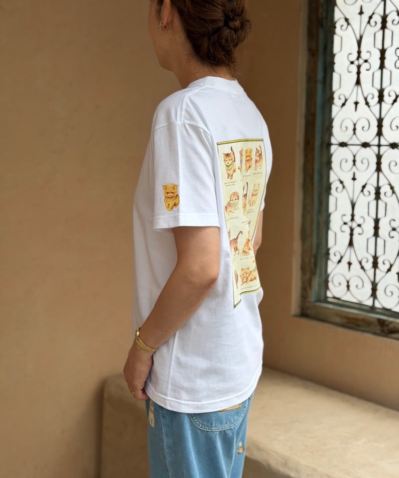 受注・M】ペタペタこねこ図鑑Tシャツ | yukiemon
