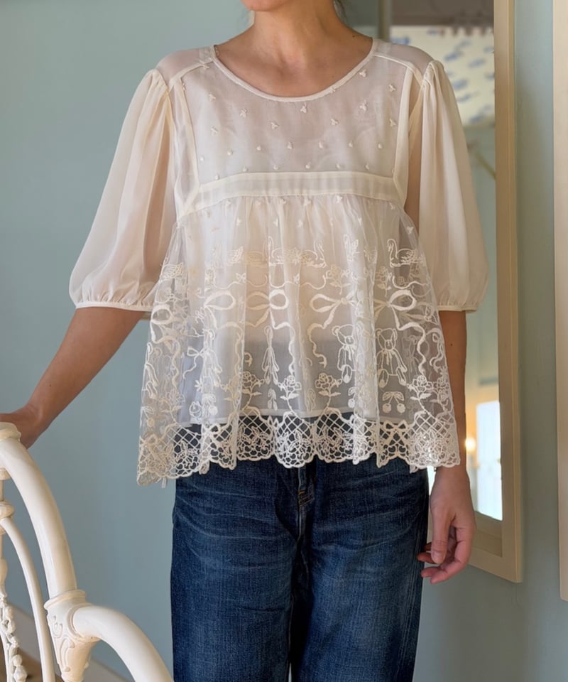 受注・3L】シュシュブラウス(2色展開) | yukiemon