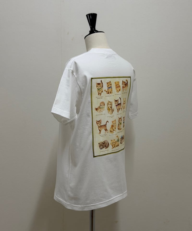 受注・M】ペタペタこねこ図鑑Tシャツ | yukiemon
