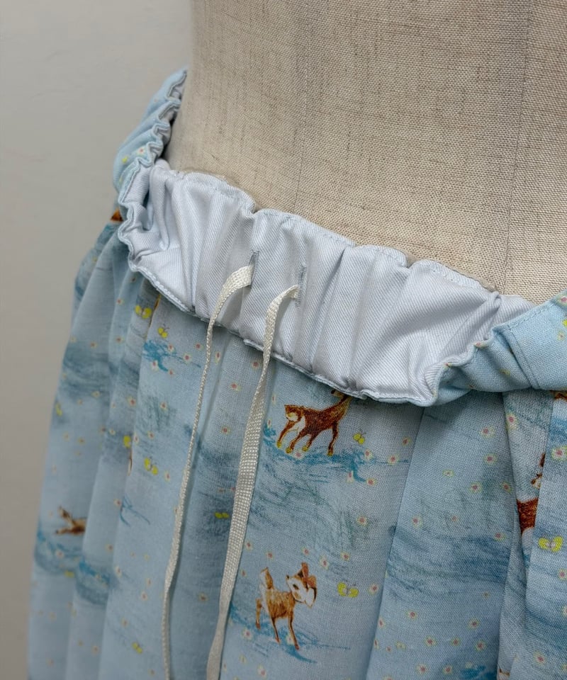 yukiemon テキスタイル丈長スカート　フェアリーテイル　M yukiemon テキスタイル丈長スカート フェアリーテイル M