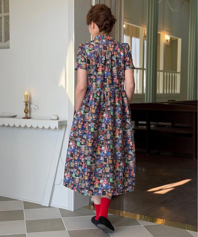 受注・3L】アンティークボードワンピース | yukiemon