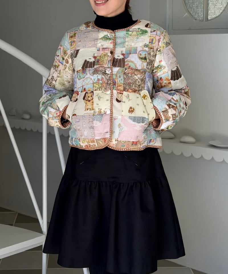 現物・M】アーカイブテキスタイルブルゾン | yukiemon