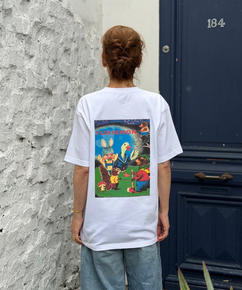 受注・M/3L/XL(メンズ)】ペタペタプレーンTシャツ ・ yukiemon | yuki