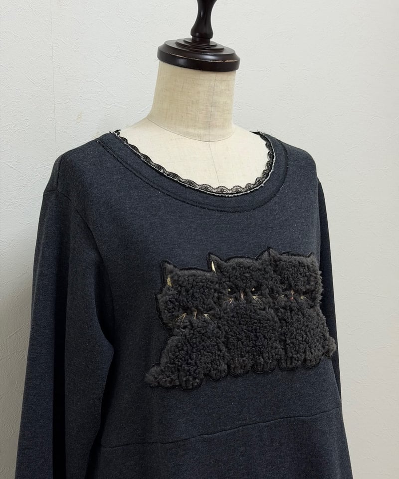 受注【3L】kitty one-piece | yukiemon