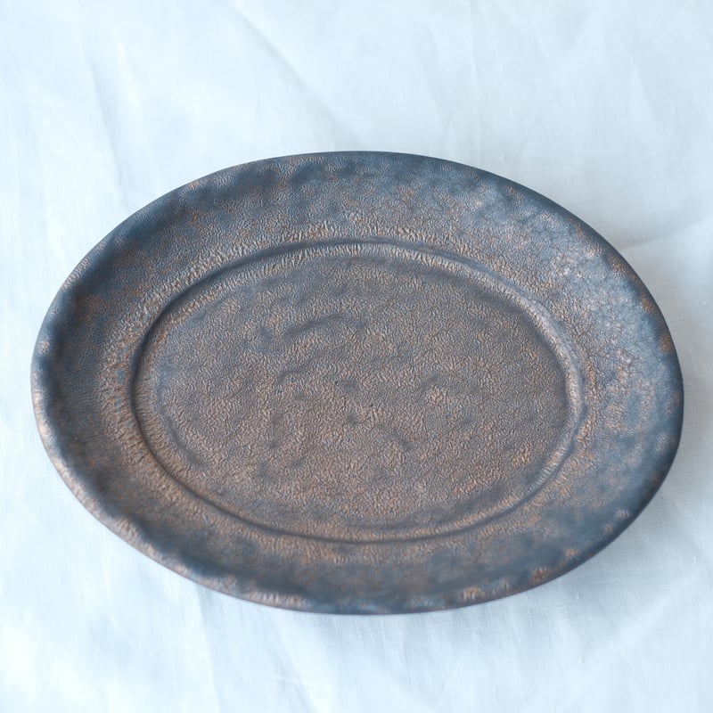 41オーバル皿大 佐々木智也 | うつわと手仕事 廻り道