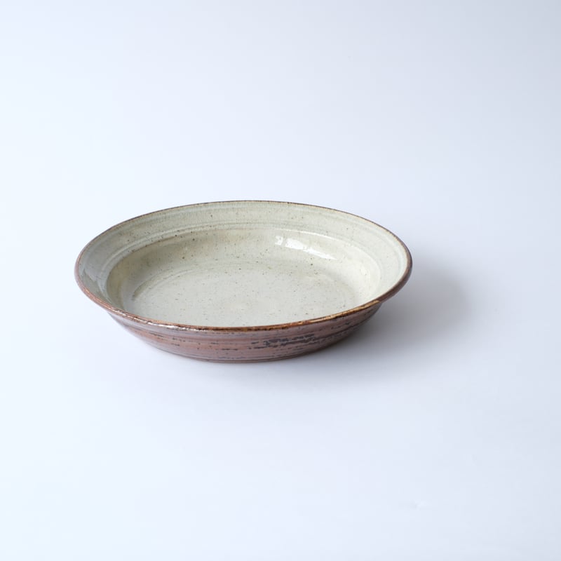 29八寸平鉢白 中嶋窯 | うつわと手仕事 廻り道