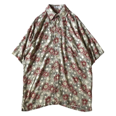 ピエールカルダン 総柄 レーヨンシャツ / "Pierre Cardin" all pattern rayon shirt