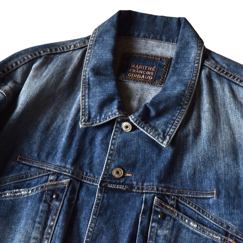 ジルボー デニムジャケット デニムシャツ xxl マリテフランソワ