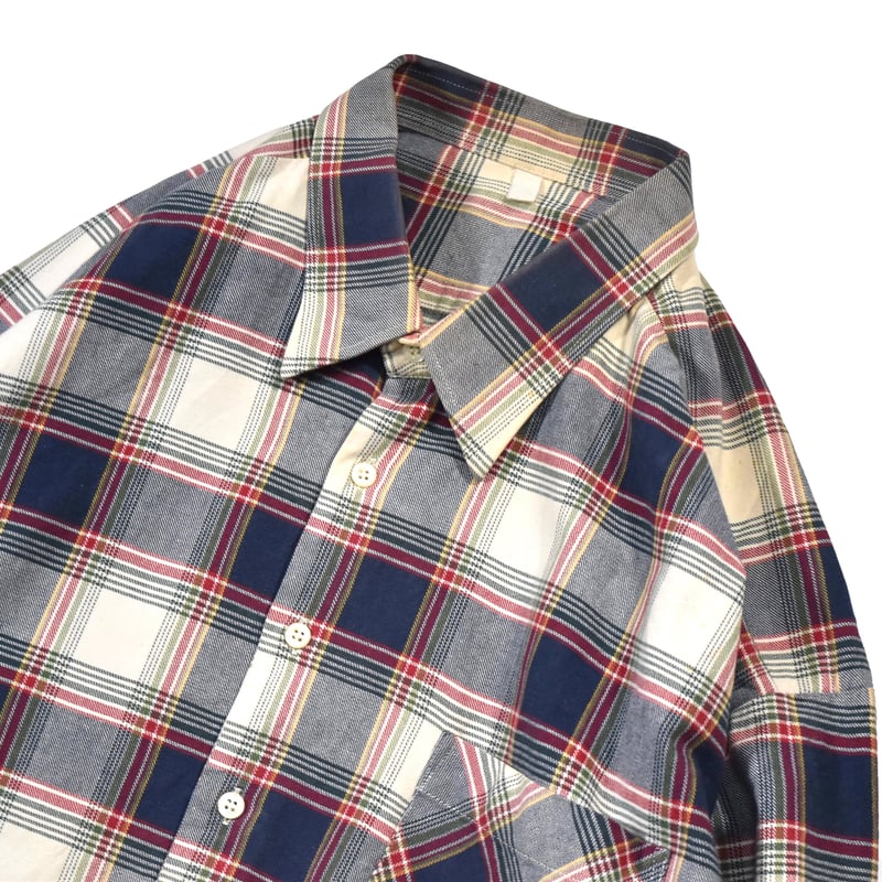 チェック グランパシャツ / check grandpa shirt | NVC vintage