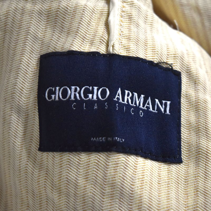 Giorgio Armani アルマーニ イタリア製 ユーロ ストライプ シャツ