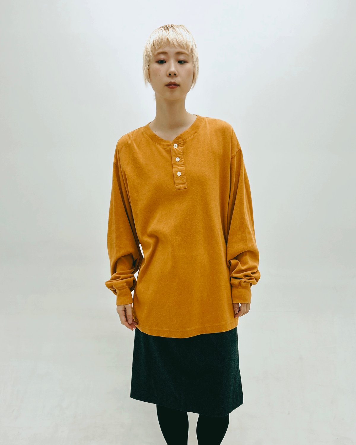 ジェイクルー ビンテージ ヘンリーネック カットソー / 