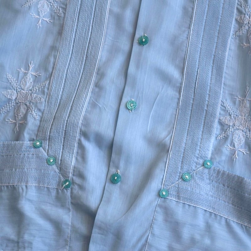 ビンテージ 刺繍 キューバシャツ / vintage embroidery cuba shir ビンテージ 刺繍 キューバシャツ / vintage embroidery cuba shir