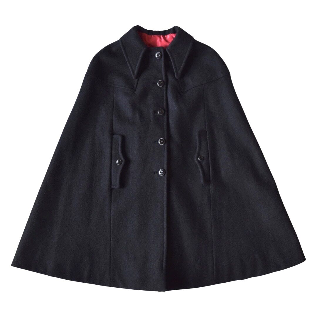 ビンテージ ウール ケープコート / vintage wool cape coat | YUKAKU