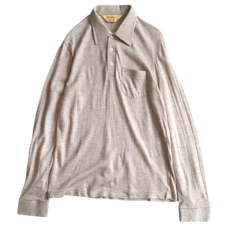 ビンテージ 長袖 ニット ポロシャツ / vintage LS knit polo ビンテージ 長袖 ニット ポロシャツ / vintage LS knit polo