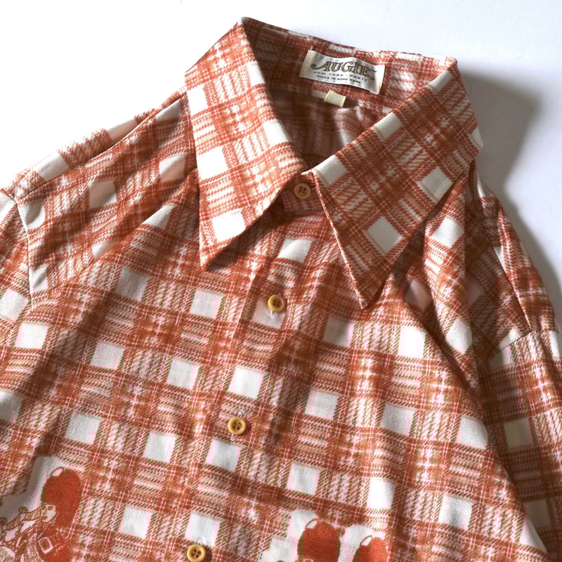 70年代 ビンテージ 総柄 シャツ / 70's vintage all pattern sh 70年代 ビンテージ 総柄 シャツ / 70's vintage all pattern sh