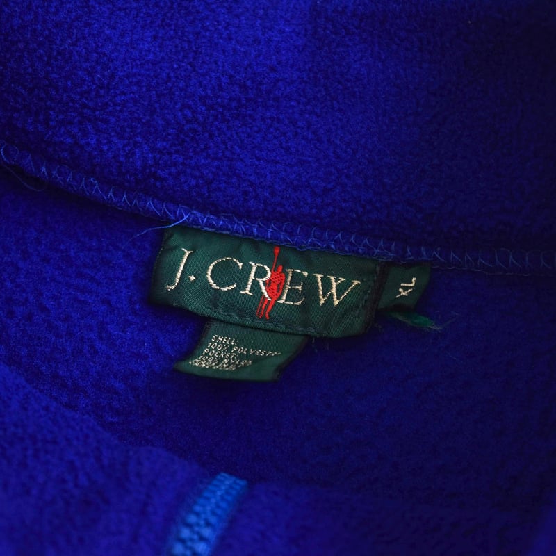 90S J.CREW 青タグ メルトン ハーフコート ジェイクルー ビンテージ ジェイクルー ハーフジップ フリース ジャケット