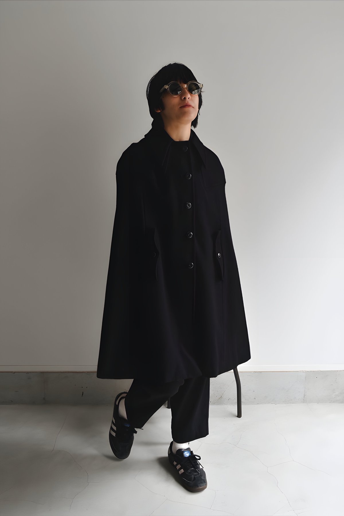 ビンテージ ウール ケープコート / vintage wool cape coat | NVC