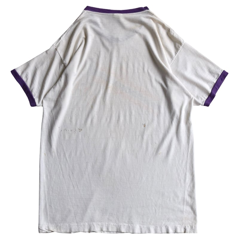ビンテージ チャンピオン プリント リンガーネック Tシャツ ビンテージ チャンピオン プリント リンガーネック Tシャツ