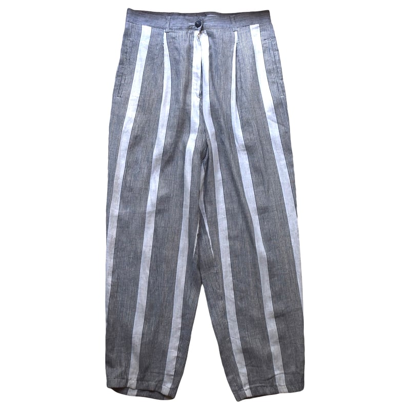 ストライプ リネンパンツ / stripe linen pants | NVC vintage