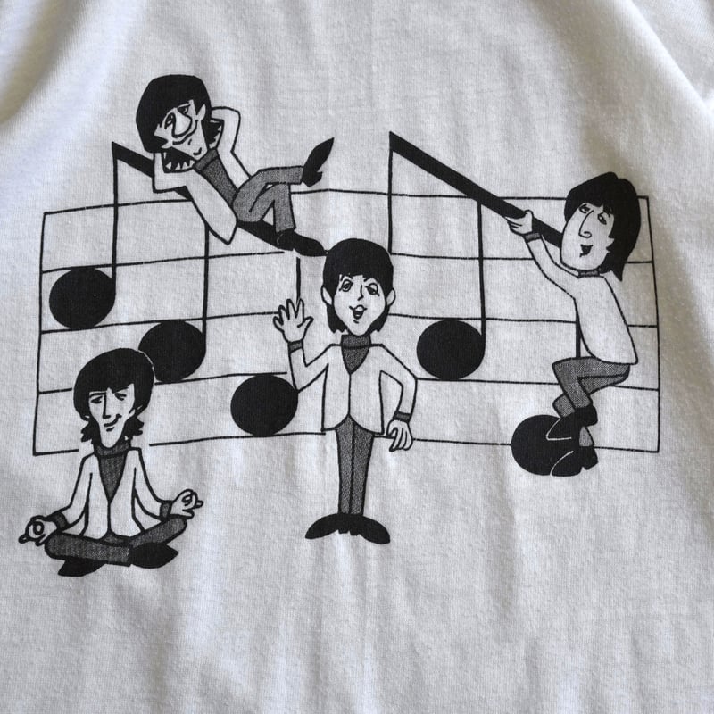 ビンテージ ビートルズ リンガーネック プリント Tシャツ / vintage 
