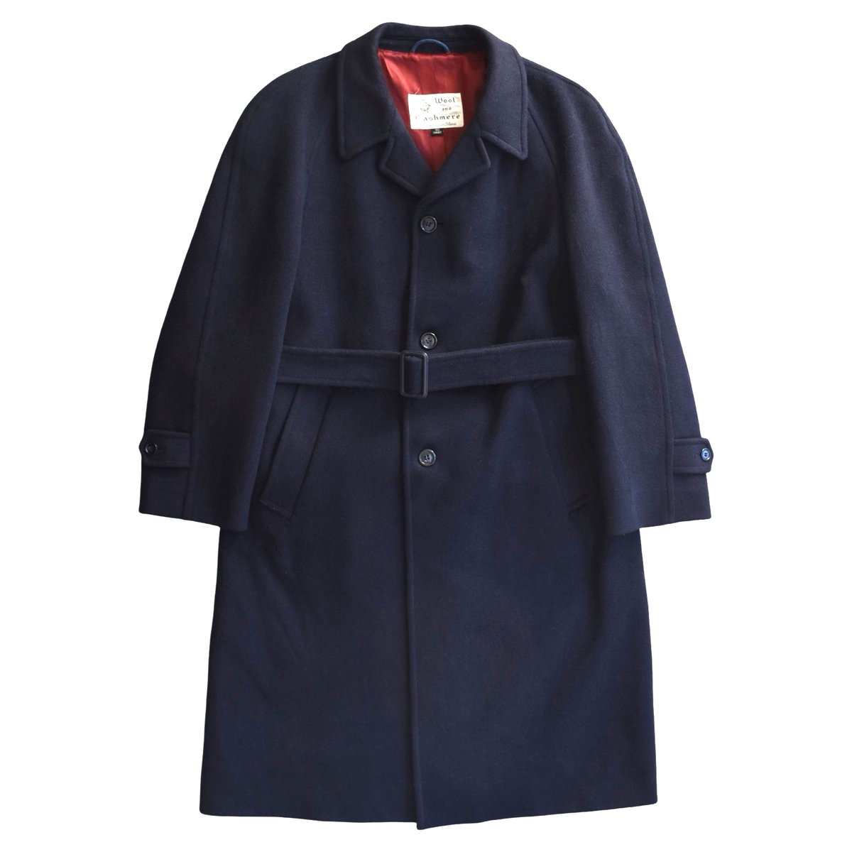 みー様　日本製　黒カシミアコート　ロングコート　カシミア50% ラグランスリーブ カシミヤコート レディース 50代（丈タイプ：ロング）のおすすめ