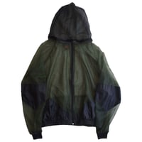 ブッシュライン シースルー ジップアップ バグジャケット / "BUSHLINE" see through bug jacket