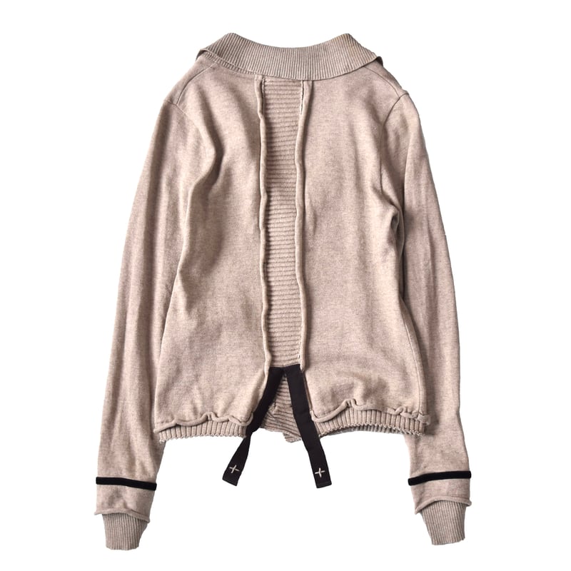 MARITHE FRANCOIS GIRBAUD デザインカーディガン N300 MARITHE FRANCOIS GIRBAUD デザインカーディガン N300