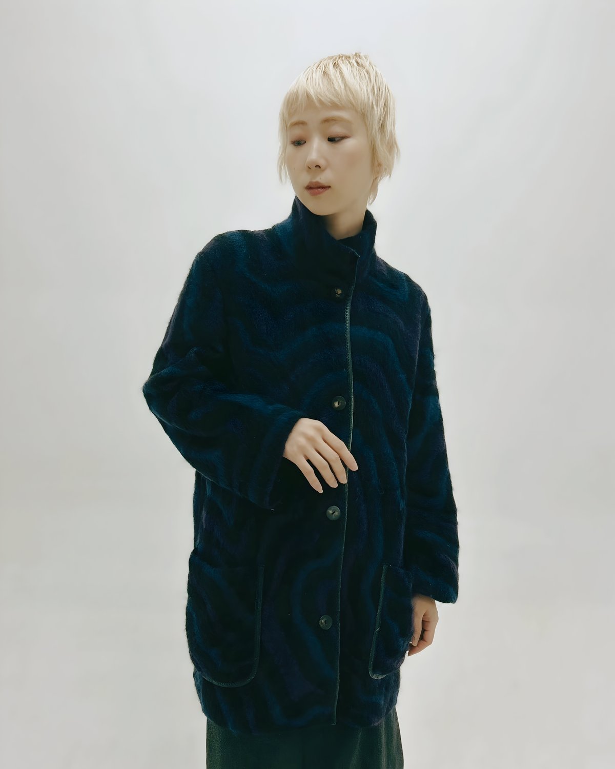 ミッソーニ モヘア デザインコート / 