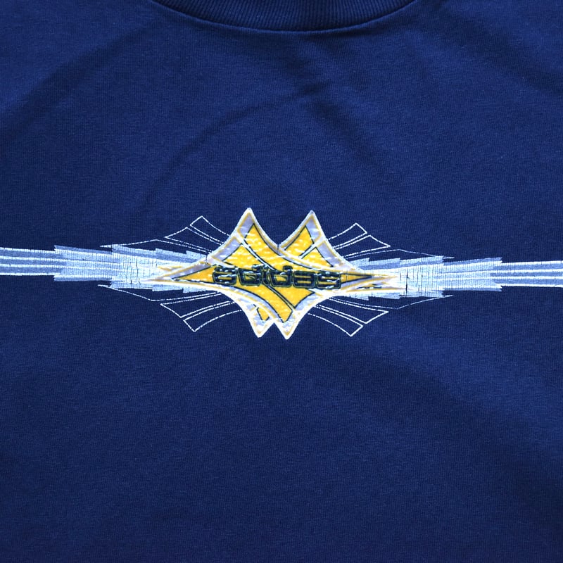 ヴィンテージ adidas ラインプリントTシャツ 楽天市場】アディダス スポーツブランドTシャツ サイズ表記 L
