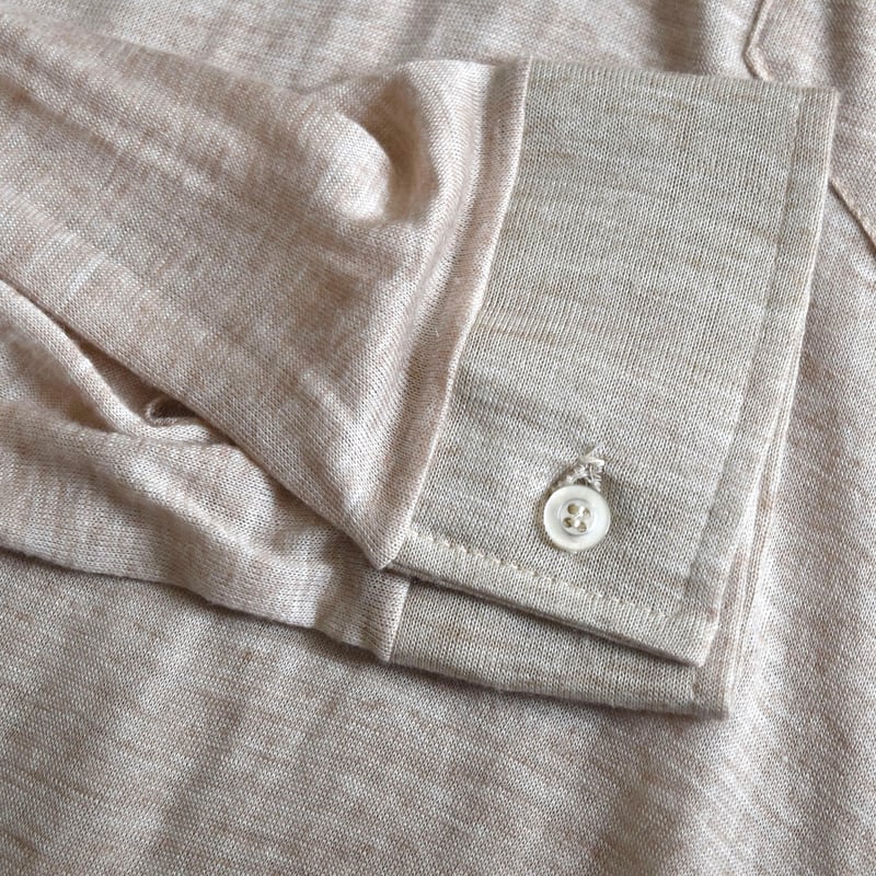 ビンテージ 長袖 ニット ポロシャツ / vintage LS knit polo ビンテージ 長袖 ニット ポロシャツ / vintage LS knit polo