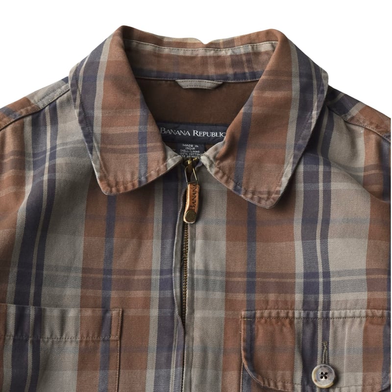 90s BANANA REPUBLIC CPO チェックシャツ ジャケット 美品 90s BANANA REPUBLIC CPO チェックシャツ ジャケット 美品 - メルカリ
