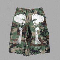 SKELETON JOGGER SHORTS