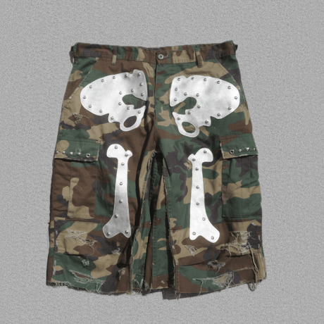 SKELETON JOGGER SHORTS