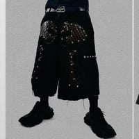SKELETON JOGGER SHORTS