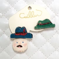 HAT髭おじさん＊KAOピアス