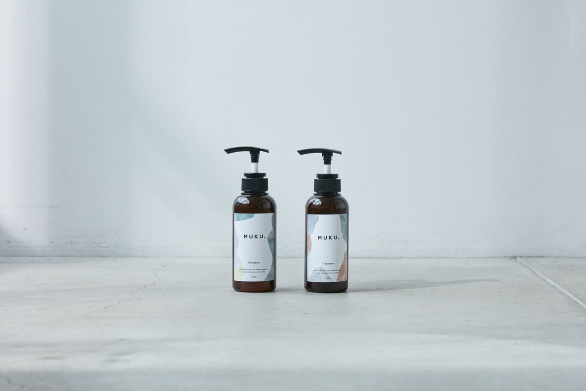 1dayシャンプー&トリートメント MUKU.シャンプー300ml・トリートメント290g セット | MUKU.STORE